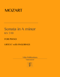 Mozart, Sonata in A minor
K 310 URTEXT