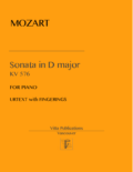 Mozart. Sonata in D major
K 576 URTEXT